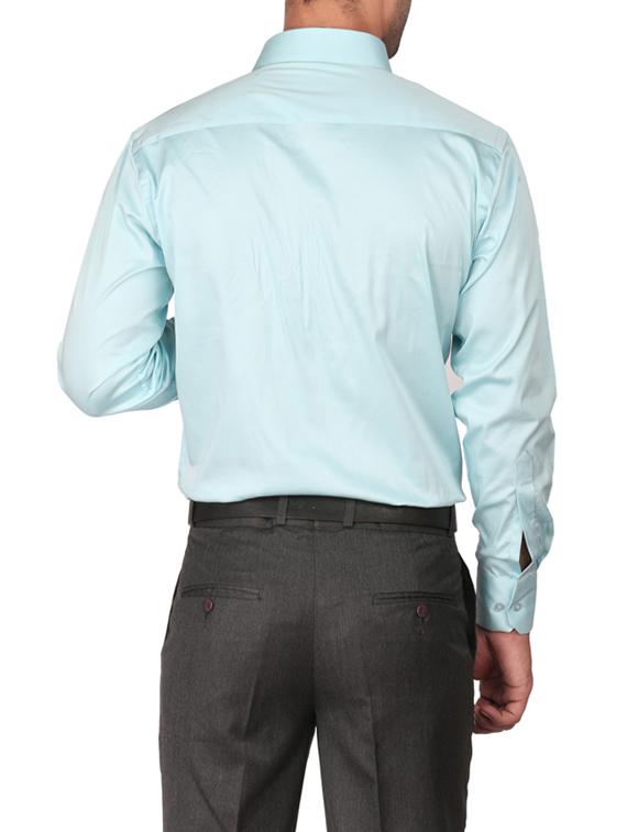 light blue cotton formal shirt - 13449961 - Standard Image - 2