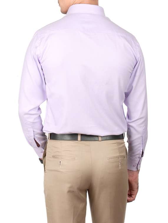 purple cotton formal shirt - 13449975 - Standard Image - 2