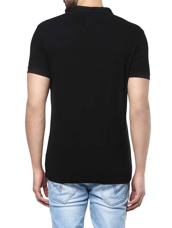 black cotton t-shirt - 13454904 -  Standard Image - 2