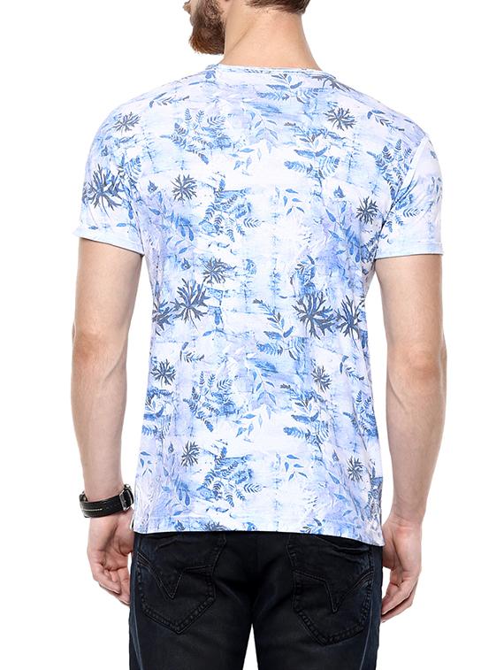 blue cotton tshirt - 13454920 - Standard Image - 2
