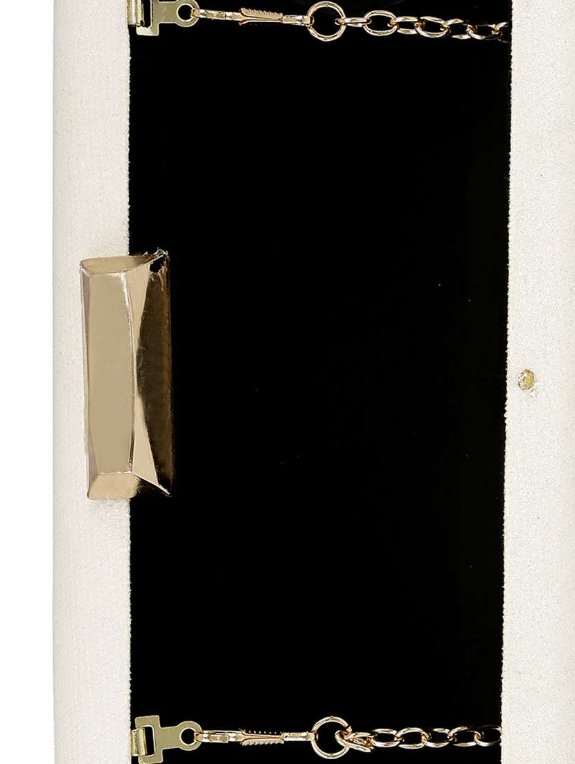 white metal clutch - 13455018 -  Standard Image - 2