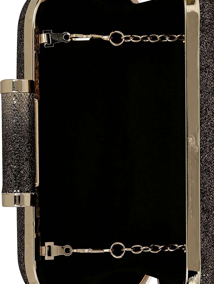 black metal clutch - 13455019 -  Standard Image - 2