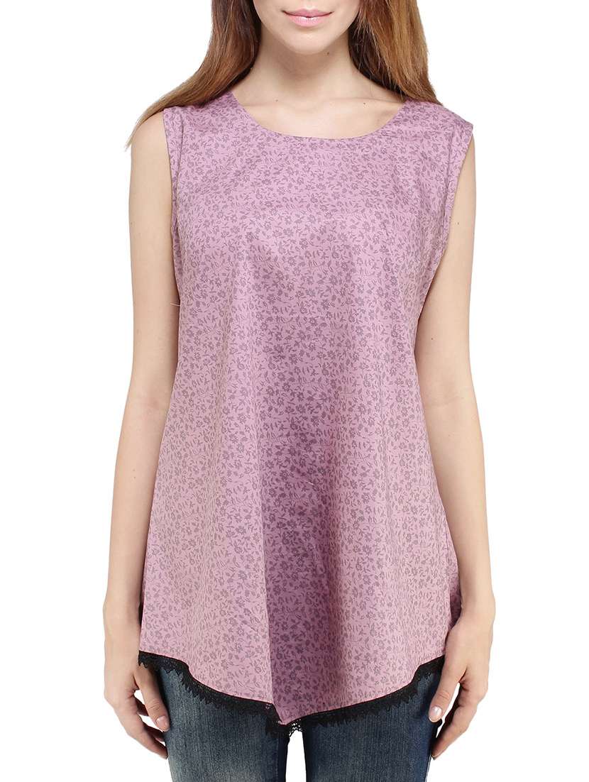 pink pure silk top