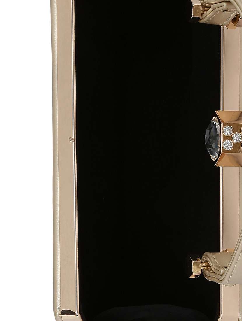 gold leatherette handbag - 13464683 -  Standard Image - 2