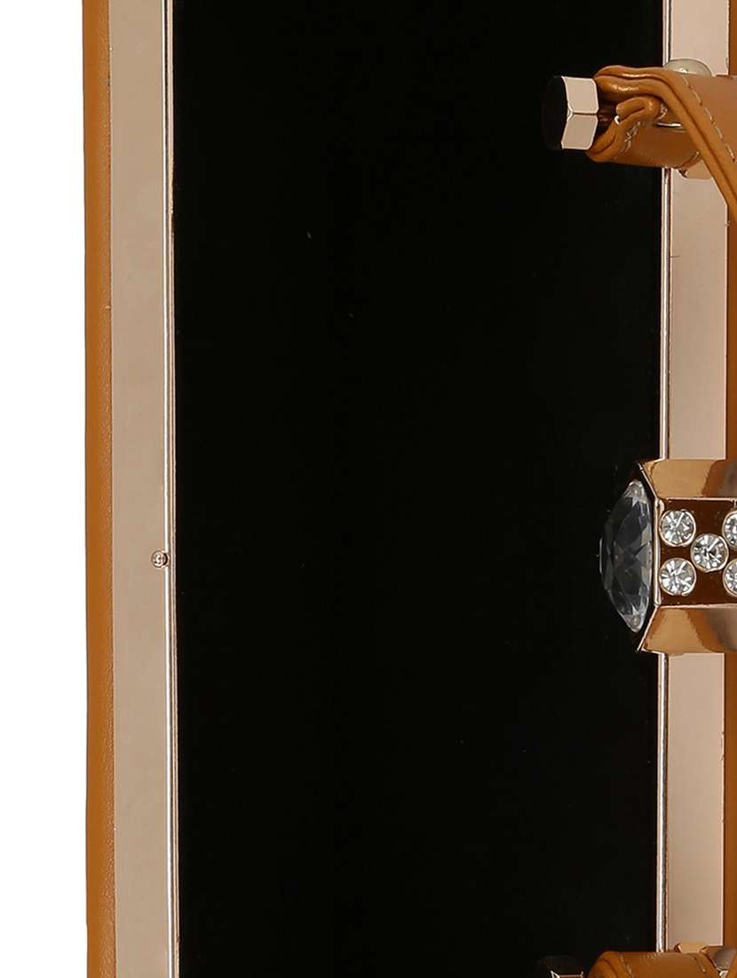 brown leatherette (pu) handbag - 13464684 -  Standard Image - 2