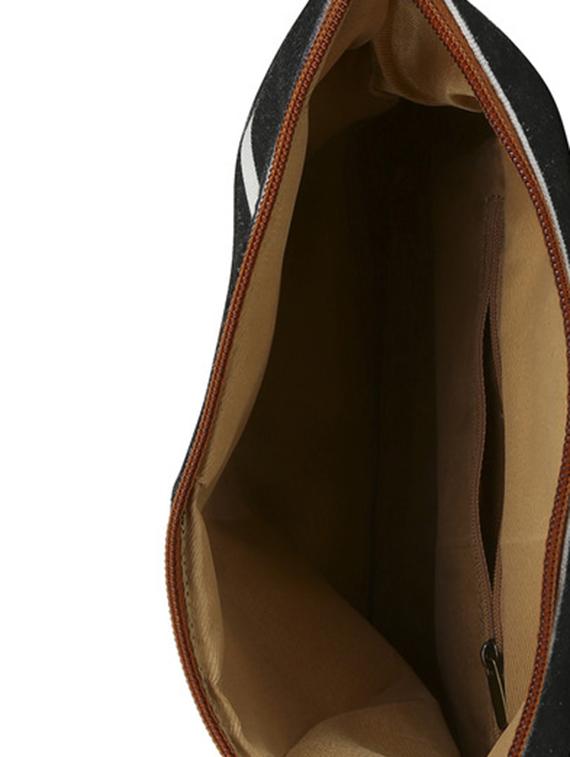 black canvas sling bag - 13464711 - Standard Image - 2