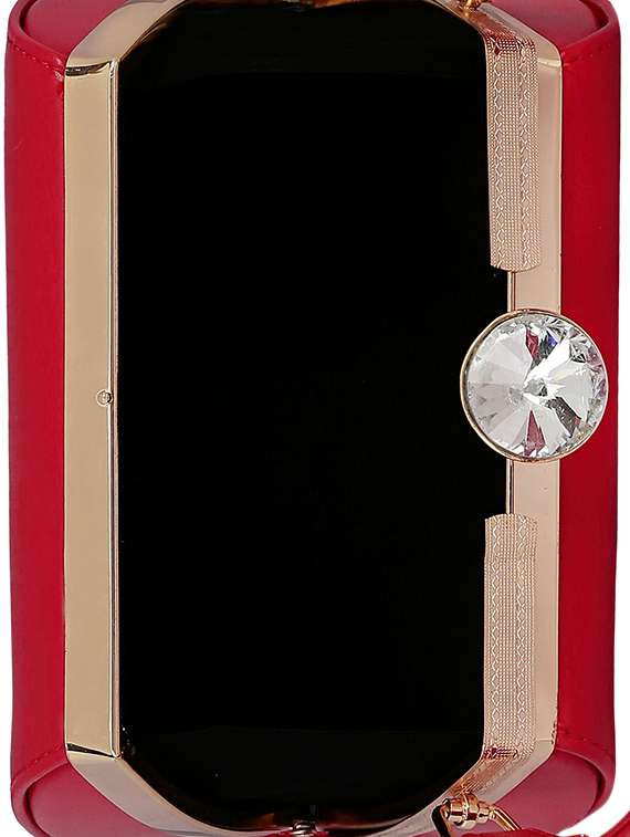 red leatherette handbag - 13465891 - Standard Image - 2