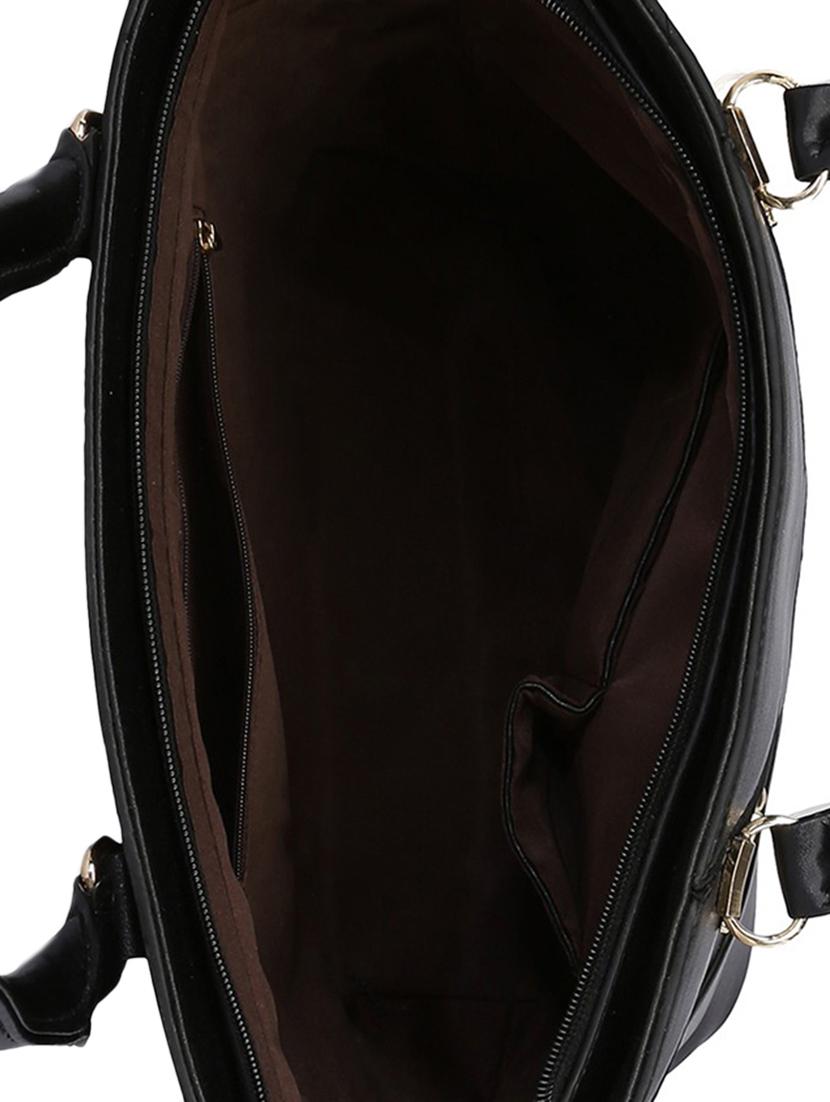 black leatherette handbag - 13465999 - Standard Image - 2