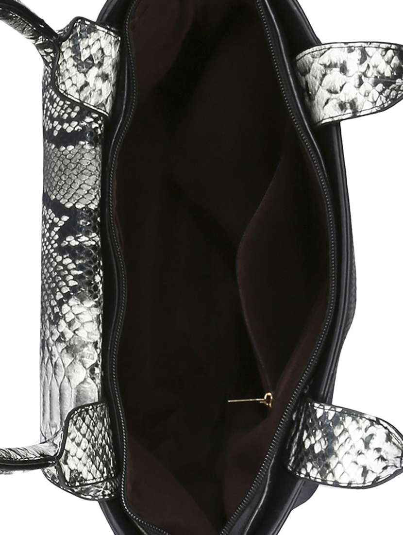 black leatherette handbag - 13466002 -  Standard Image - 2