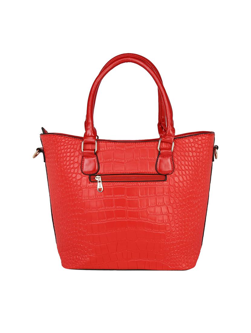 red leatherette handbag - 13466007 - Standard Image - 2