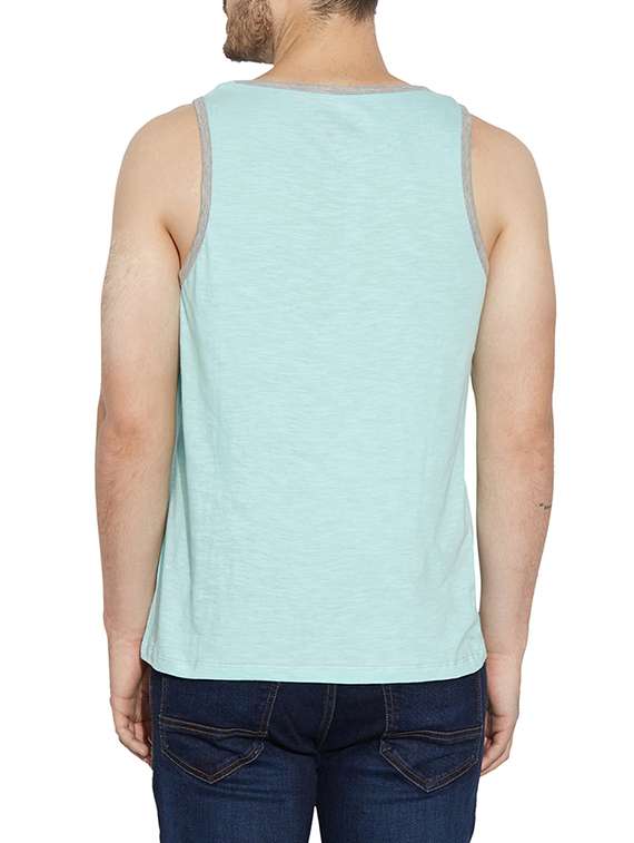 blue cotton vest - 13466361 - Standard Image - 2