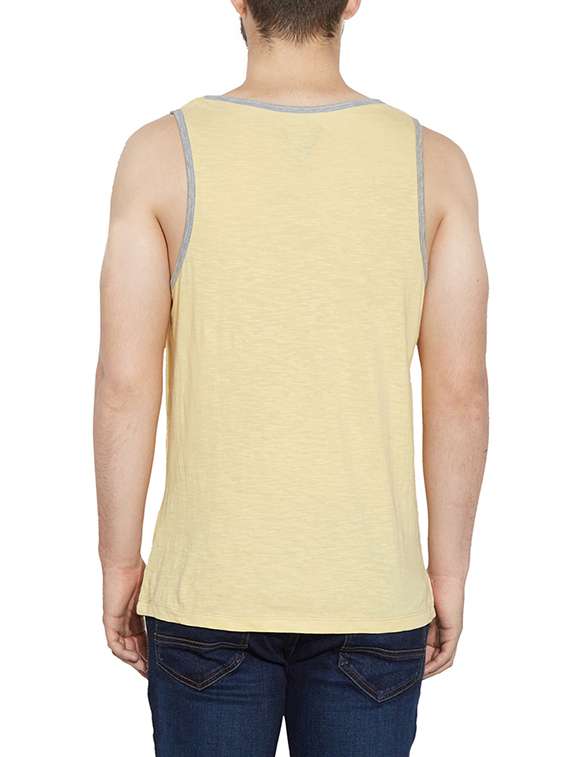 yellow cotton vest - 13466363 -  Standard Image - 2