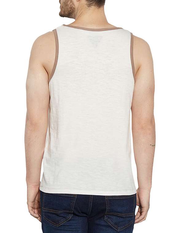 white cotton vest - 13466364 - Standard Image - 2