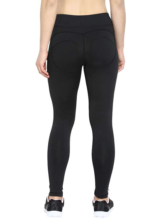 black nylon leggings - 13481531 - Standard Image - 2