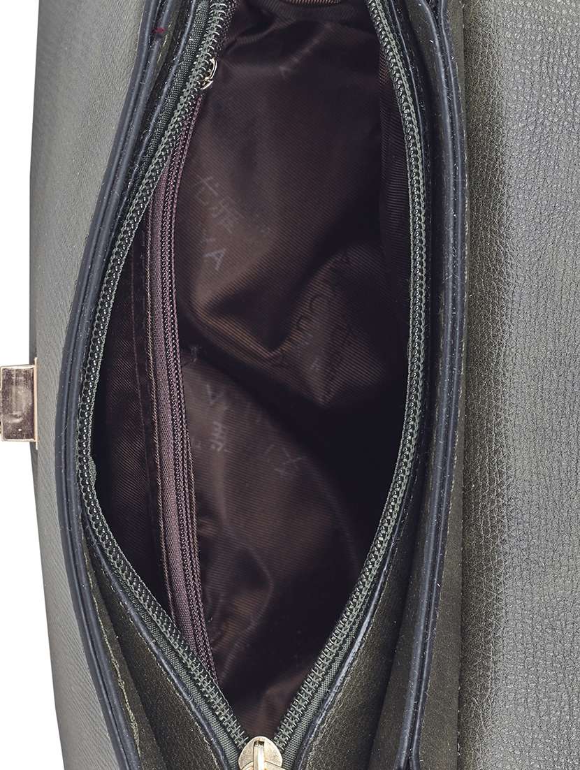 green leatherette sling bag - 13482363 -  Standard Image - 2