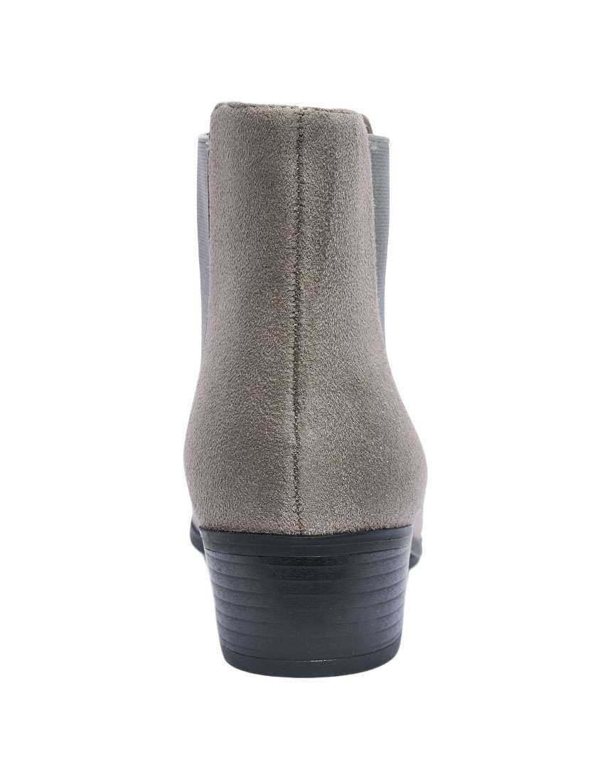grey suede ankle  boot - 13482485 -  Standard Image - 2