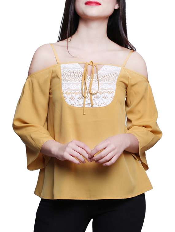 yellow regular top