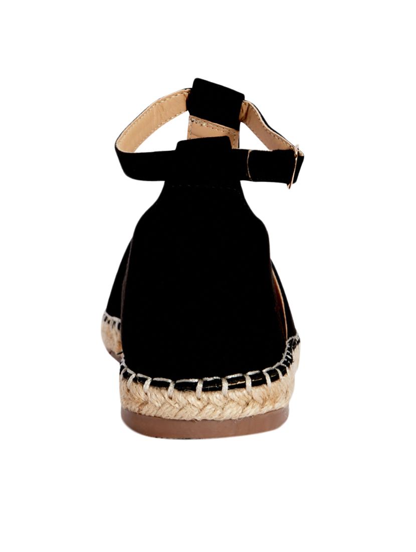 black ankle strap sandal - 13550605 - Standard Image - 2