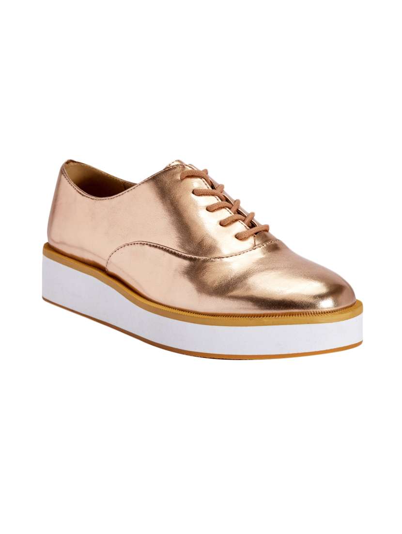 gold faux leather plimsolls sneakers