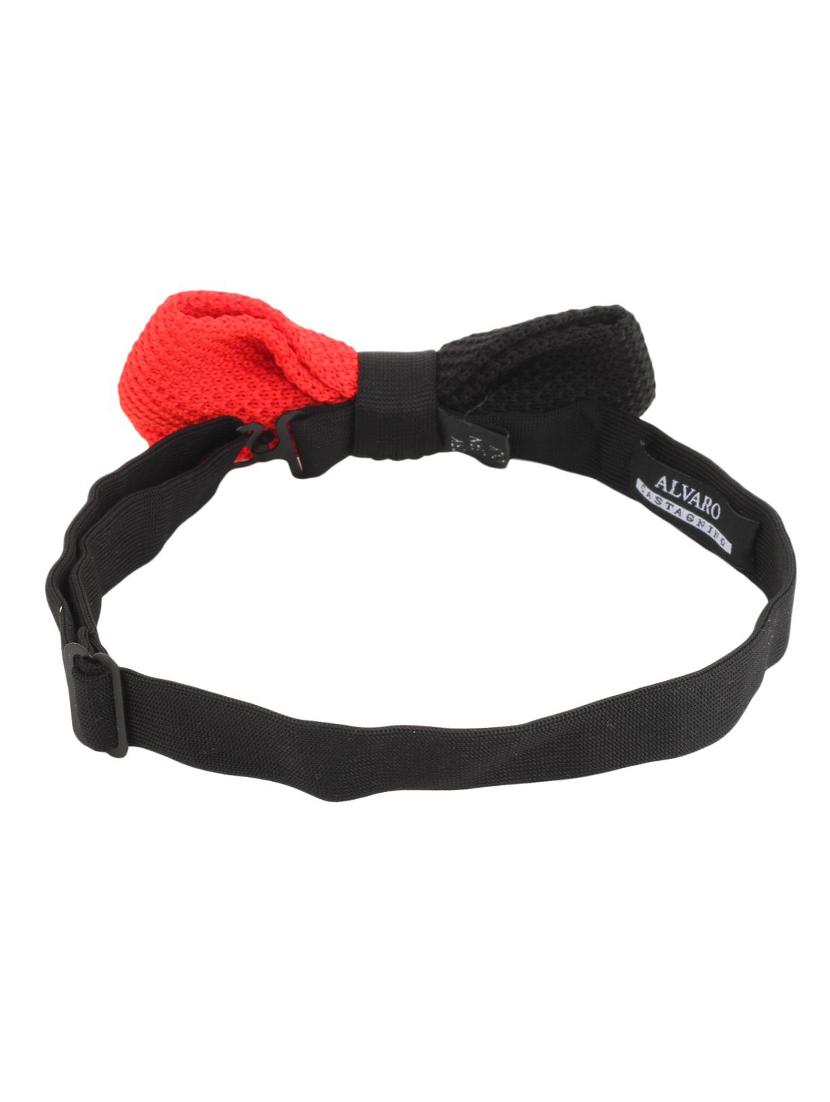 black knit bow tie - 13556016 - Standard Image - 2