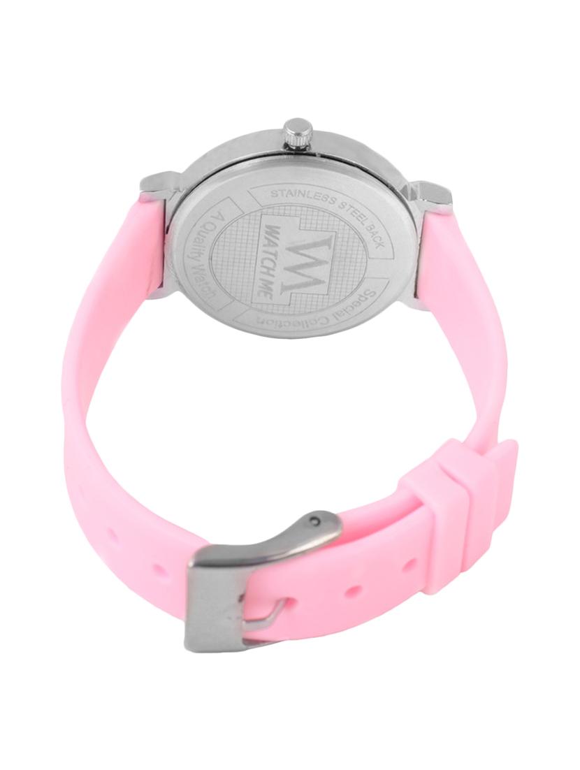 watch me round dial silicone strap analog watch - 13604778 - Standard Image - 2