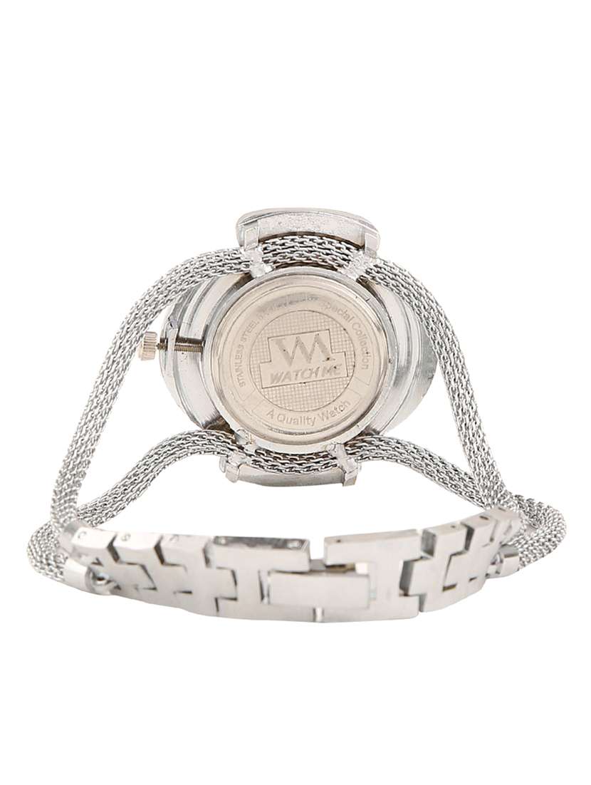 watch me white dial silver metal watch wmal-134 - 13604907 - Standard Image - 2