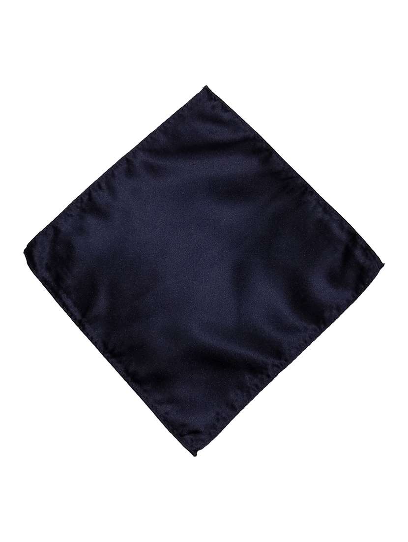 navy blue polyester pocketsquare - 13649911 - Standard Image - 2