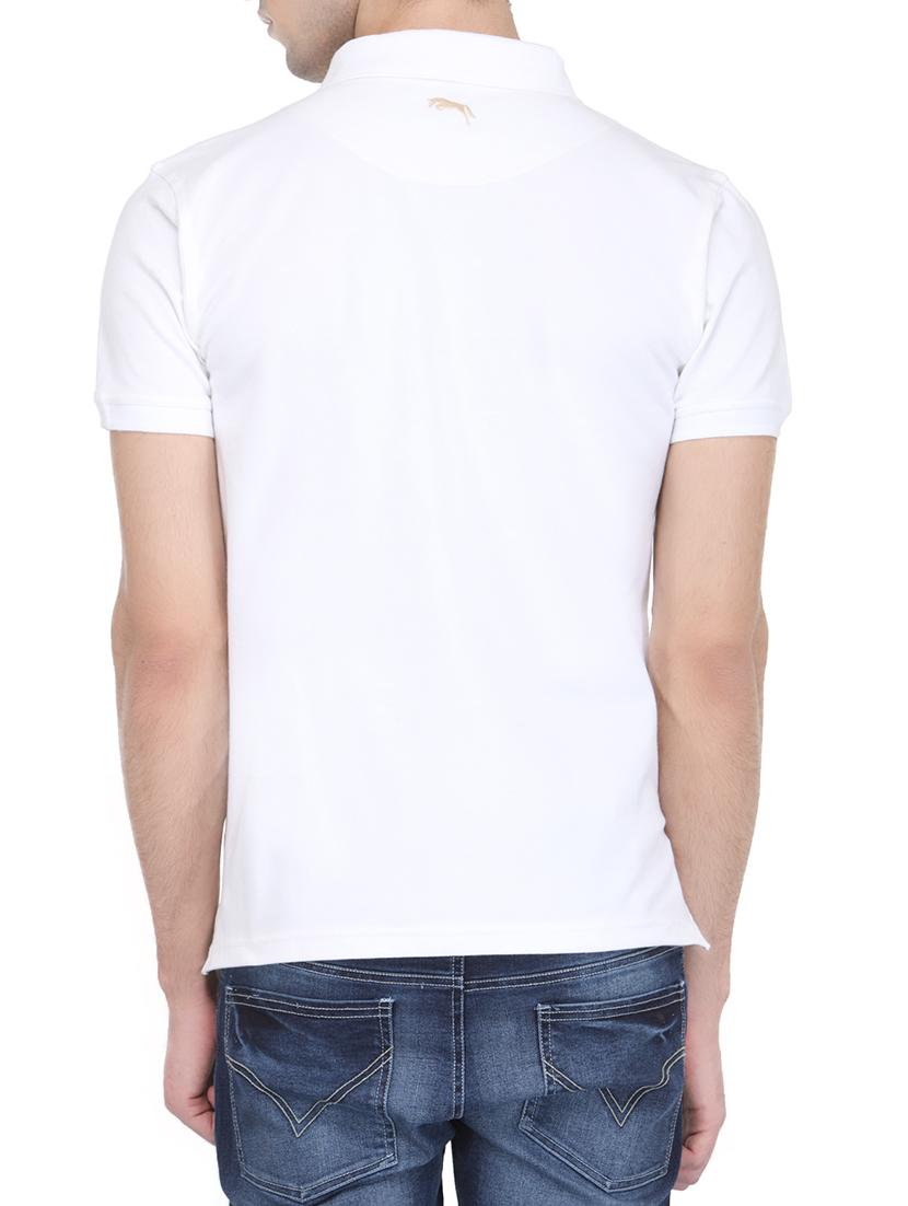 white cotton t-shirt - 13650082 - Standard Image - 2