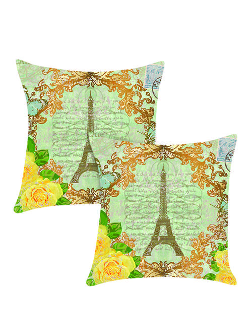 ambbi collection digitally printed polyester set of 2 cushion cover - 13652861 -  Standard Image - 0