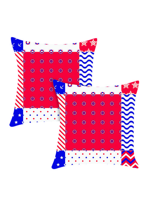 ambbi collection digitally printed polyester set of 2 cushion cover - 13652865 - Standard Image - 0