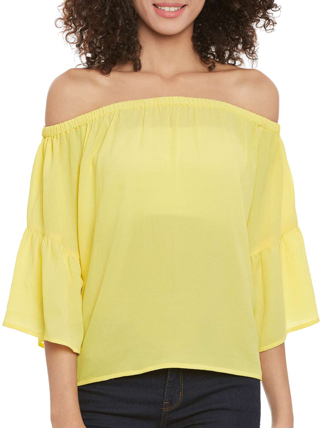 yellow regular top