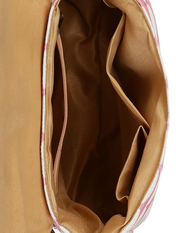 multi coloured canvas printed sling bag - 13659679 - Standard Image - 2
