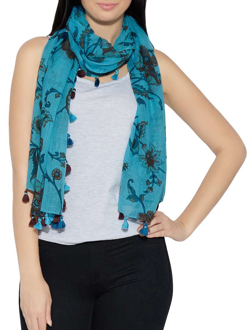 women's floral print stole