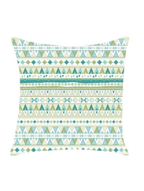 digitally printed cushion cover with geometric design - 13662540 -  Standard Image - 0