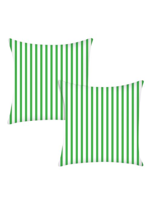 white set of 2 satin cushion cover - 13662561 - Standard Image - 0