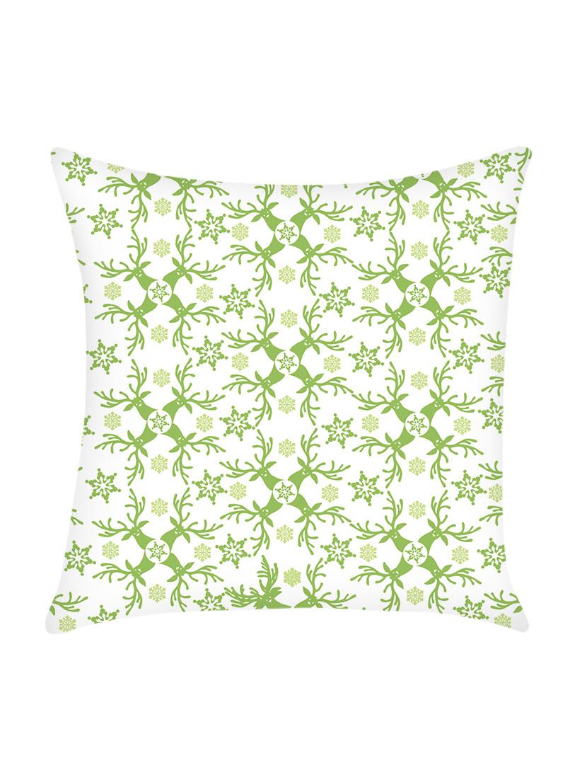 digitally printed cushion cover with leaf design - 13662565 - Zoom Image - 0