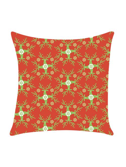 digitally printed cushion cover with leaf design - 13662573 -  Standard Image - 0
