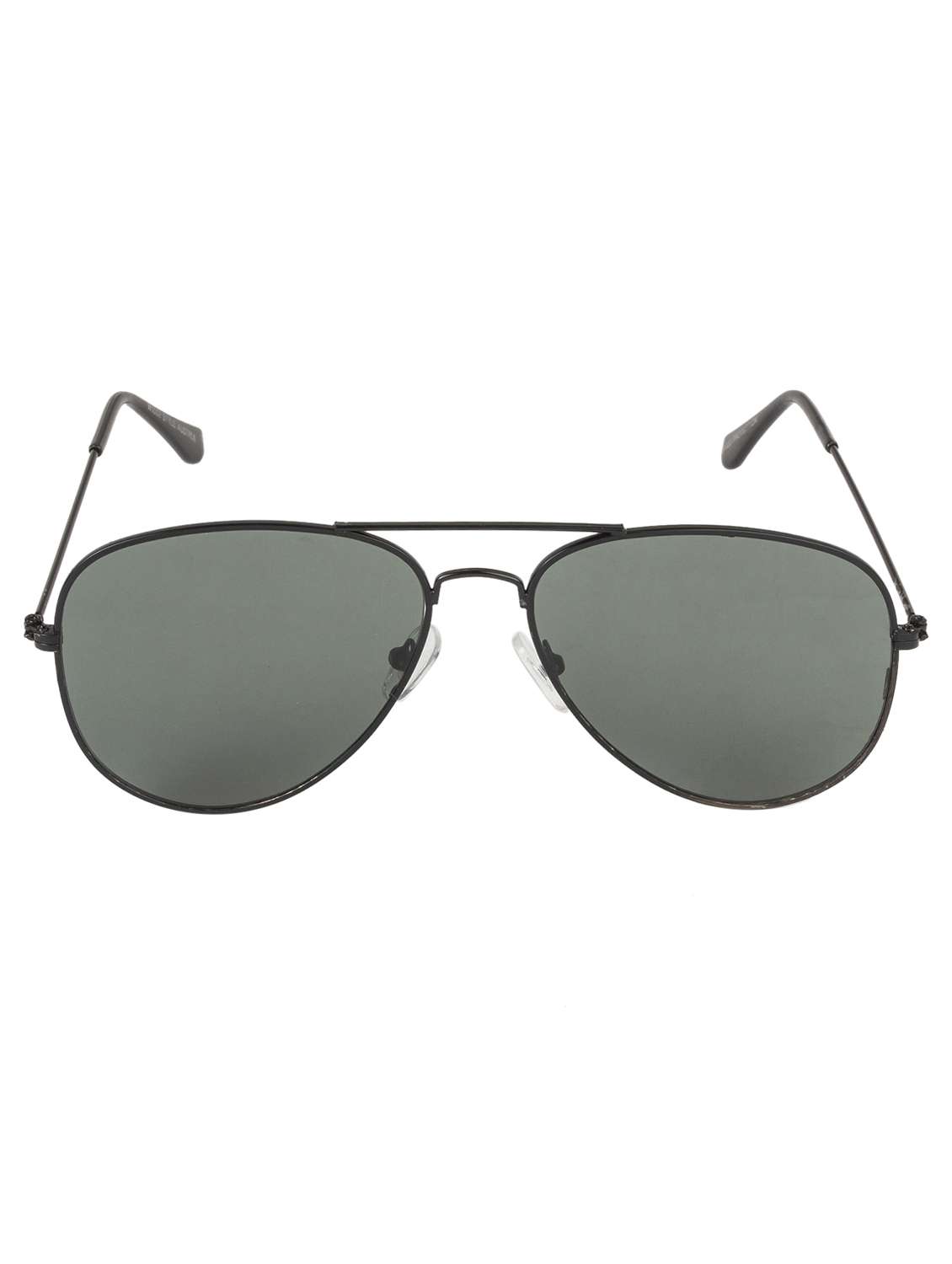 vespl flat uv protected black frame aviator sunglassesv-f801