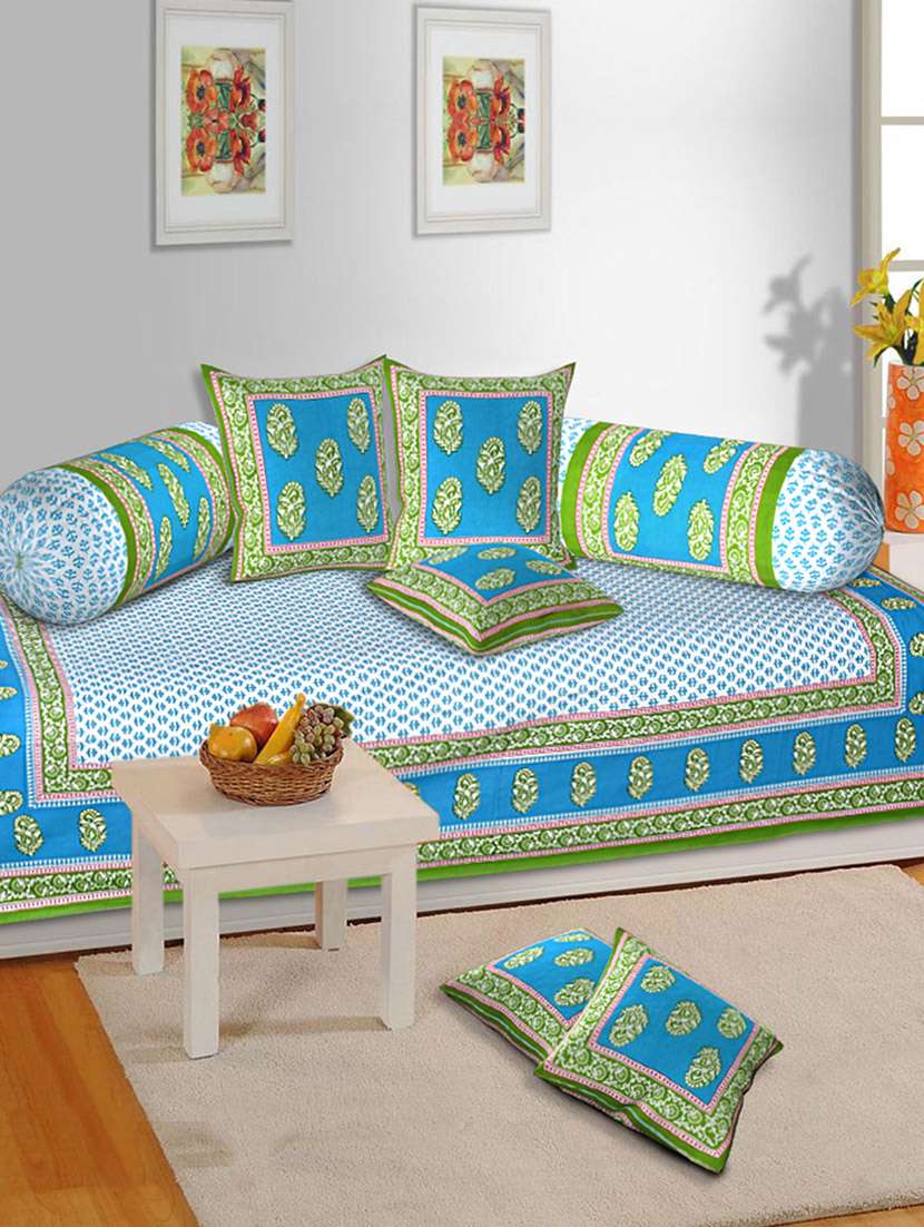 aj home 100% cotton super quality diwan set