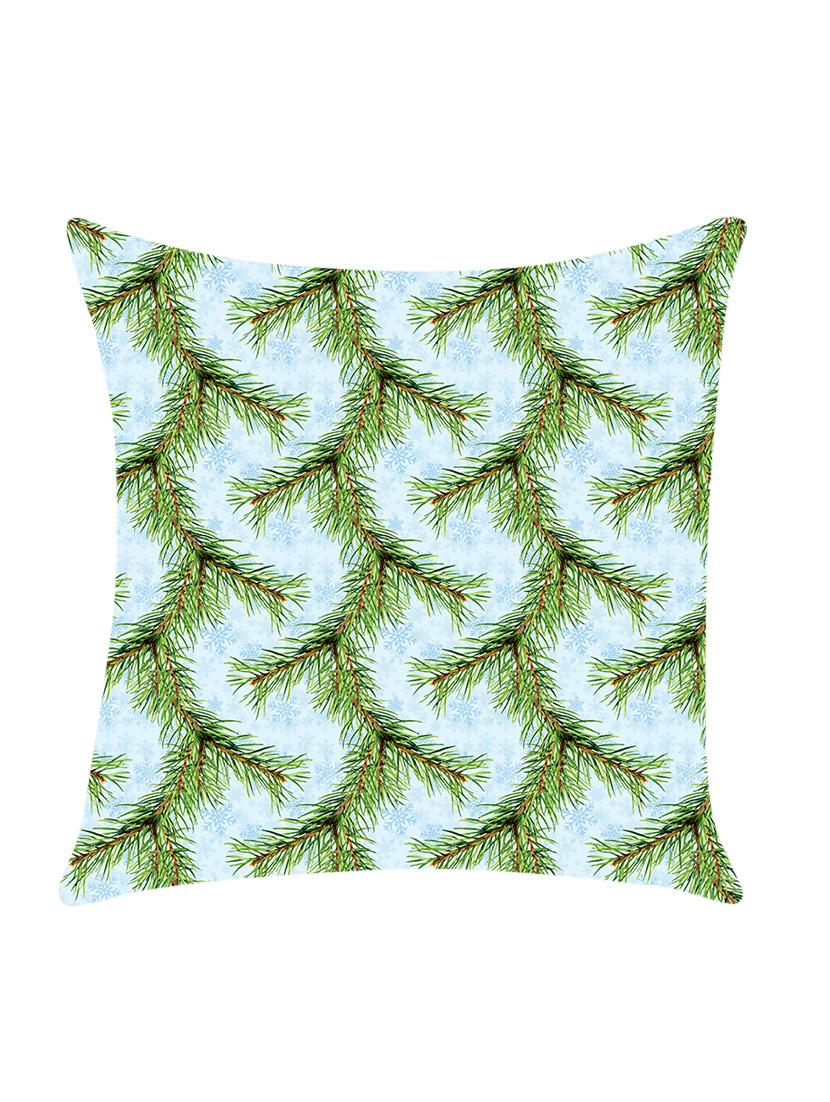 digitally printed cushion cover with fern leaf design - 13667806 - Zoom Image - 0