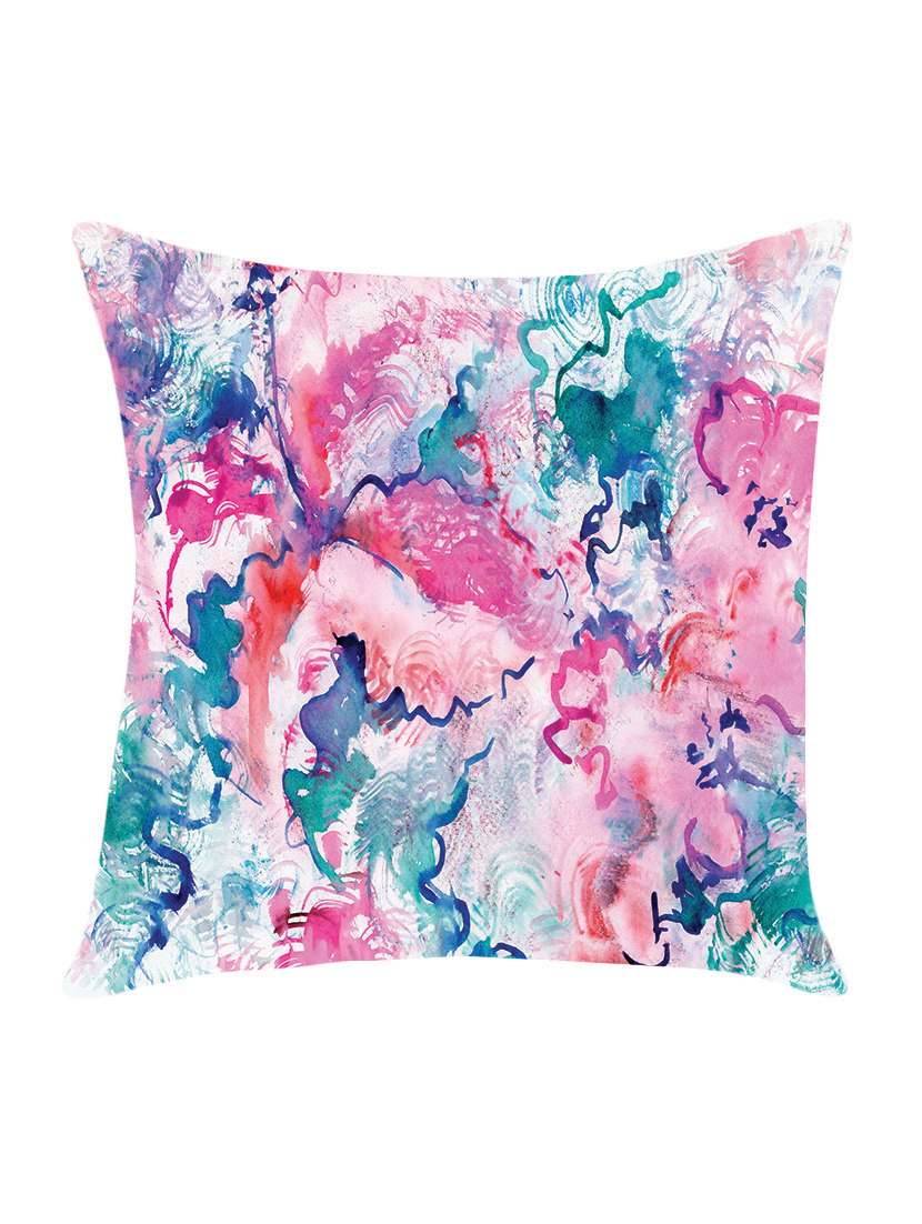 digitally printed cushion cover with marble design