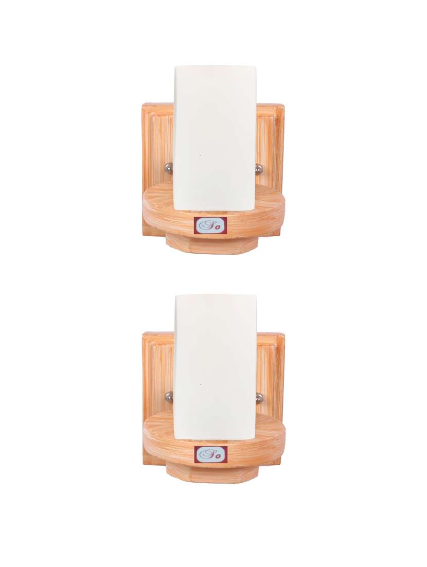 somil new design & shape hand decorative wall lamps (set of two)