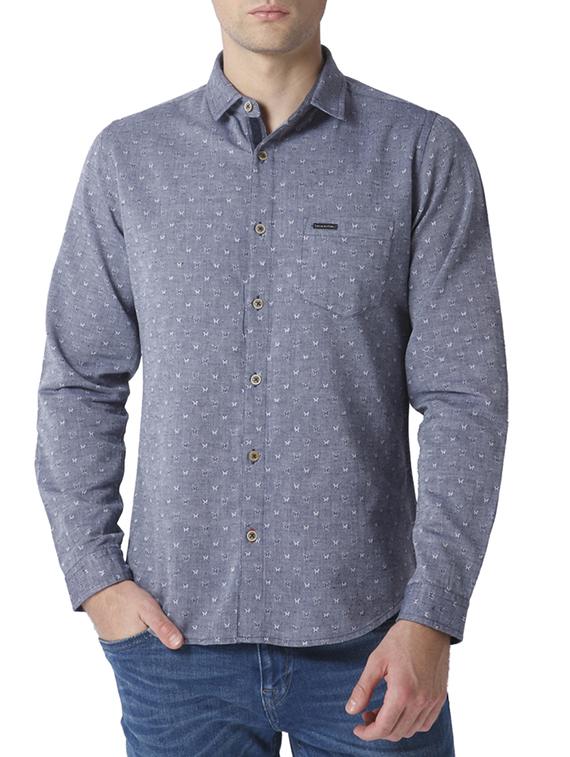 grey cotton casual shirt