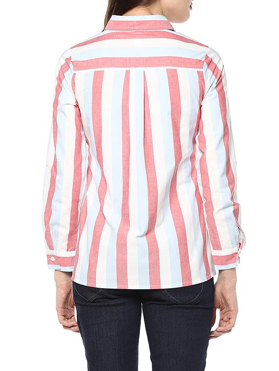 white striped cotton shirt - 13671617 - Standard Image - 2