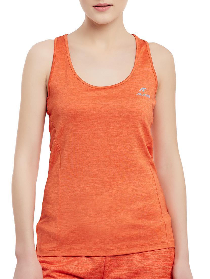 orange racer back top - 13672259 -  Zoom Image - 0