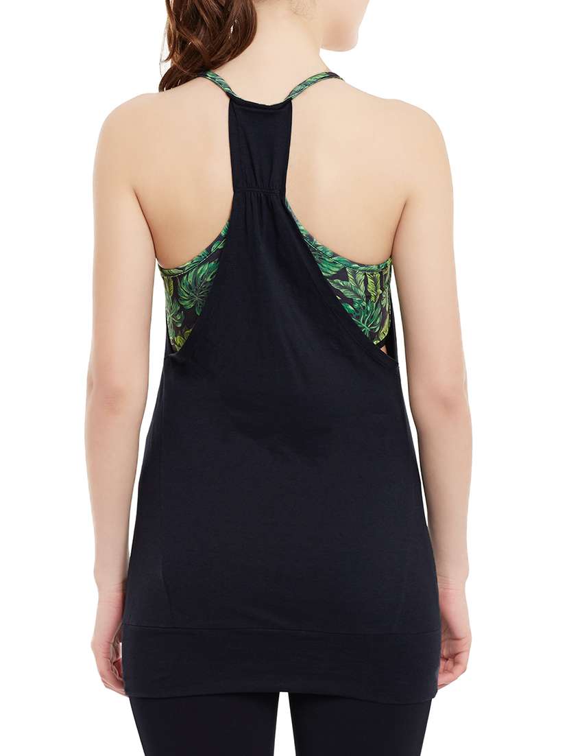 black cotton camisole top - 13672269 -  Standard Image - 2