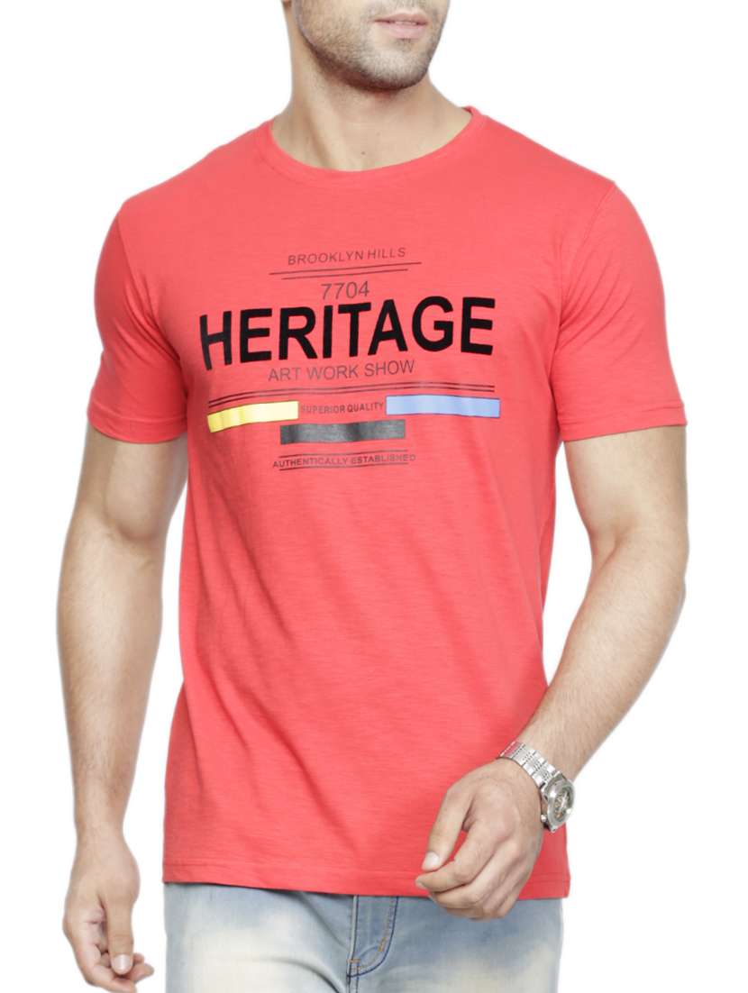 red cotton t-shirt