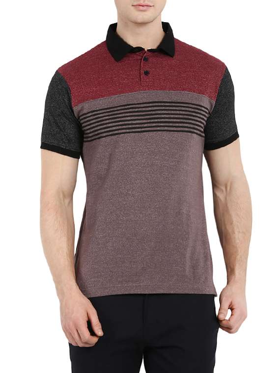 brown cotton t-shirt