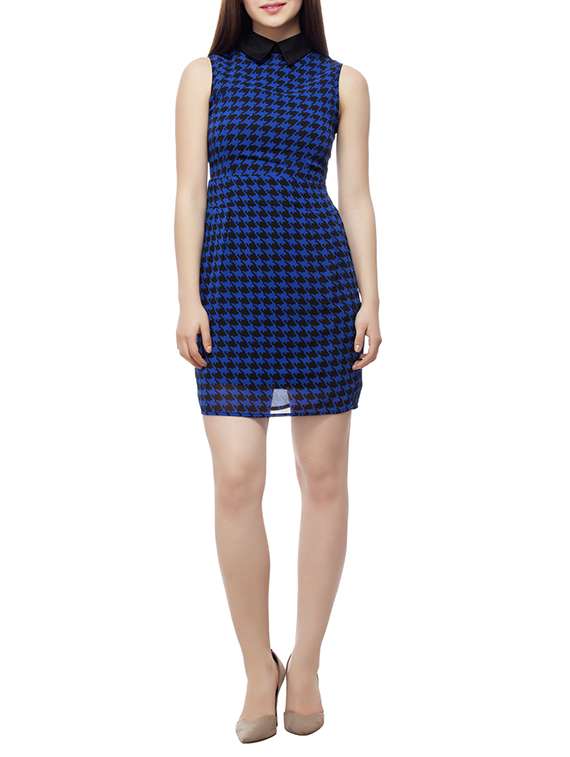 women's sheath printed dress