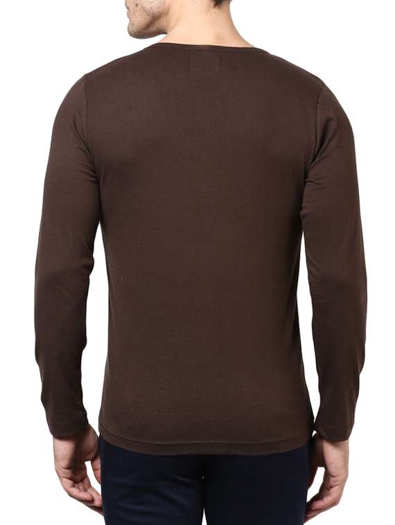 brown cotton t-shirt - 13691537 - Standard Image - 2